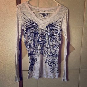 Long sleeve woman’s rock and roll shirt